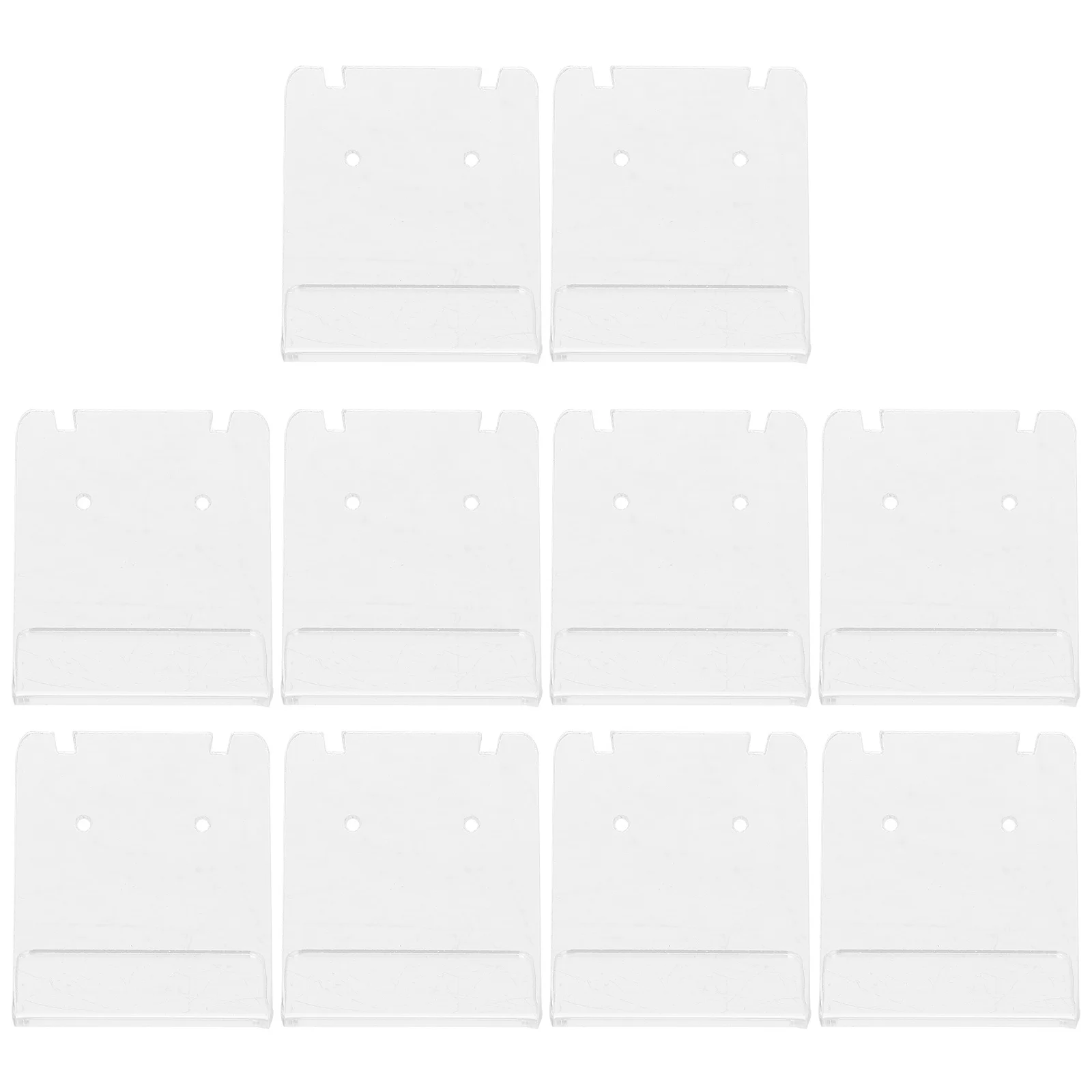 

10 Pcs Earring Stud Display Stand Holder for Studs Hanger Rack Jewelry Hanging Racks Acrylic Storage Travel