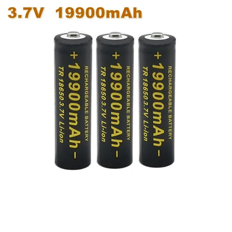 100% New 3.7V 18650 19900mAh high capacity batteries Li-ion lithium battery for flashlight battery