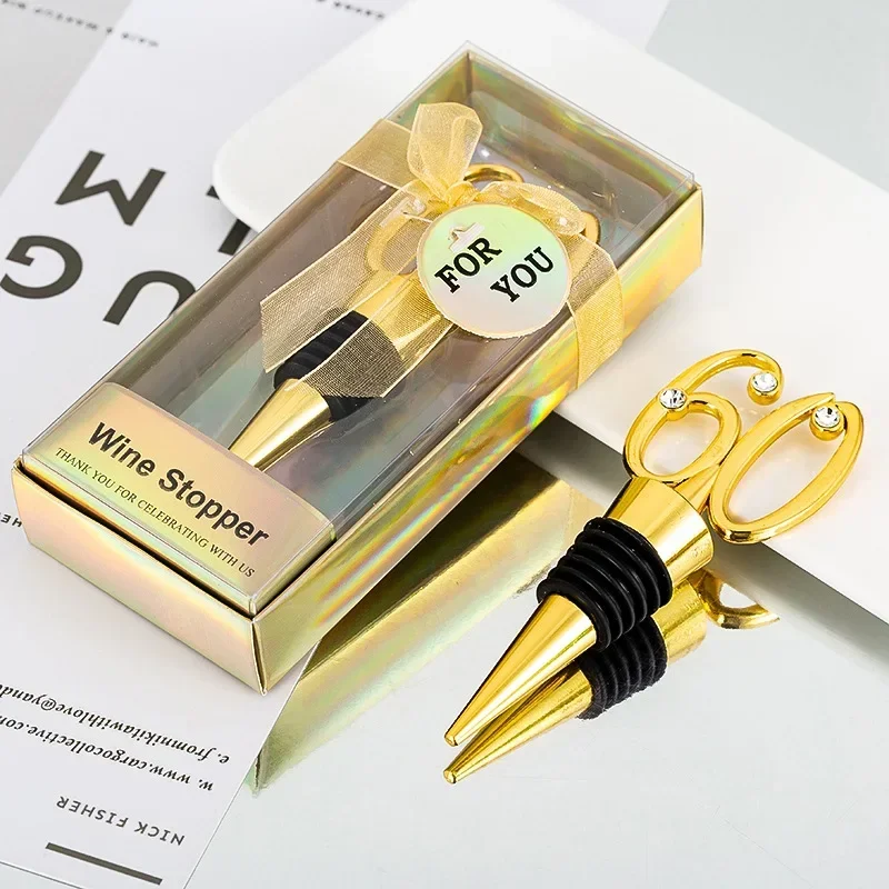50th Wine Wedding Favors of 60th Bottle Wine Stopper gift For Wedding reception gifts and 50th anniversary bottle Stoppers 10Pcs