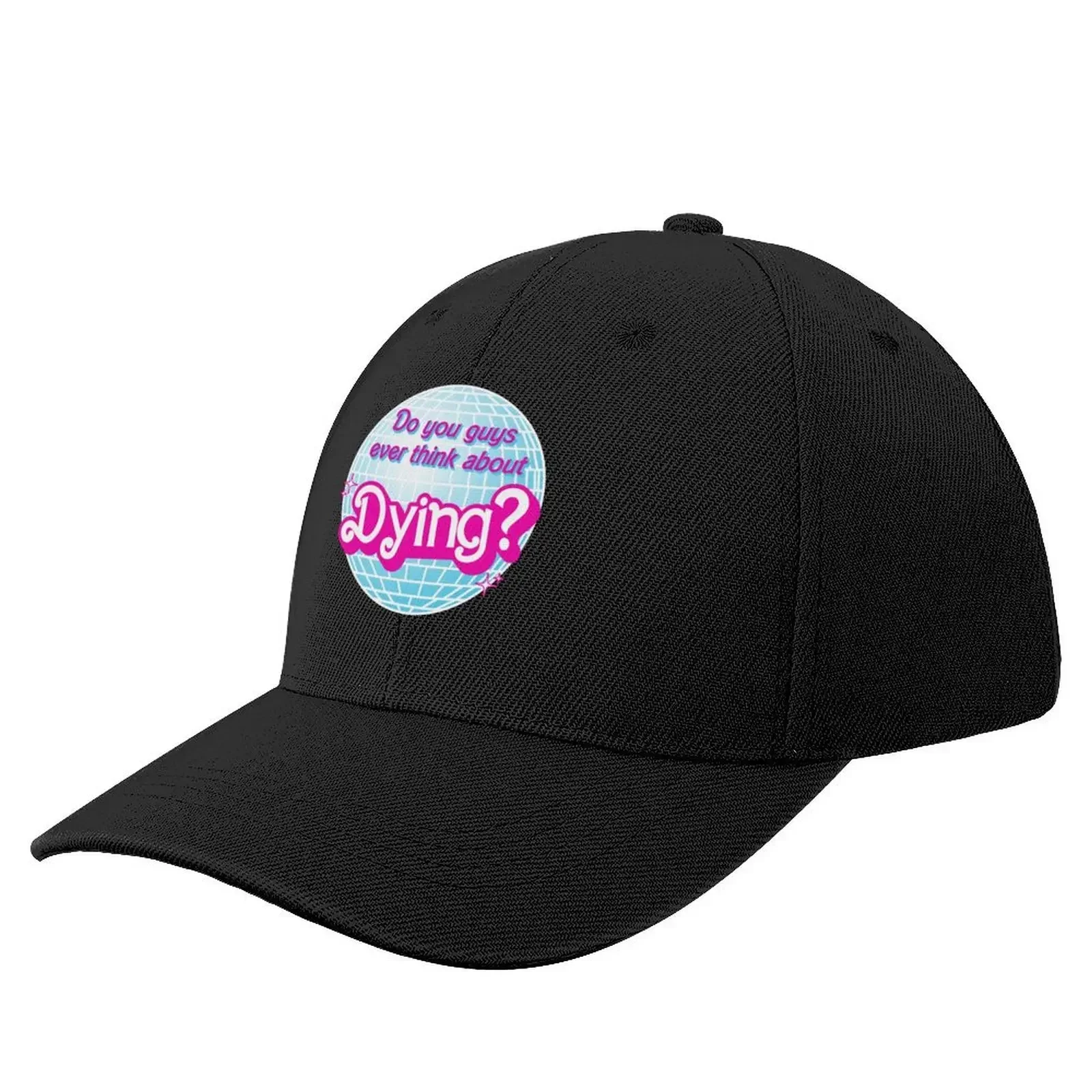 Do You Guys Ever Think About Dying? Disco Ball Baseball Cap Sunhat Gentleman Hat Women's Hats 2025 Men's