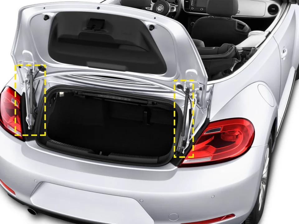 Frankberg 2x Ressorts à Gaz Hayon Coffre VW New Beetle 1998-2010 – Compatibles 1C0827550D, Force 330N, Paire Gauche + Droite