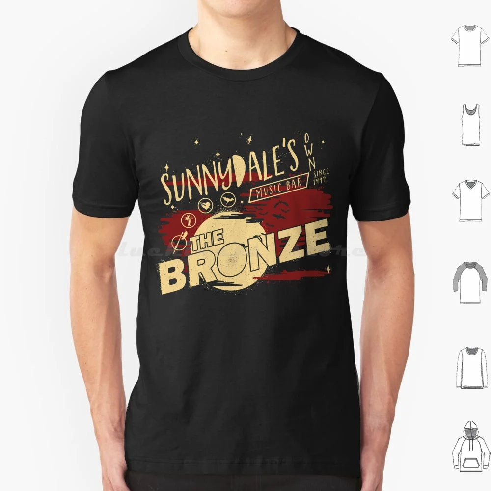 The Bronze T Shirt Cotton Men Women DIY Print Buffy The Vampire The Bronze Bronze Buffy Vampire