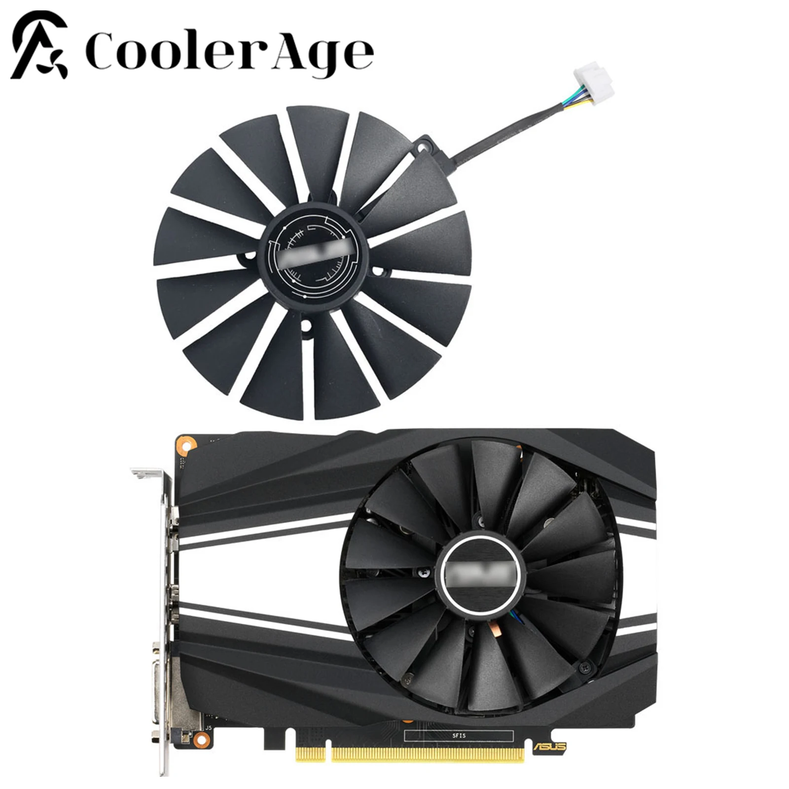 95MM PLD10010B12HH Cooler Fan Replacement For ASUS Phoenix GeForce GTX 1650 1660 Ti SUPER RTX 2060 Graphics Video Card Cooling