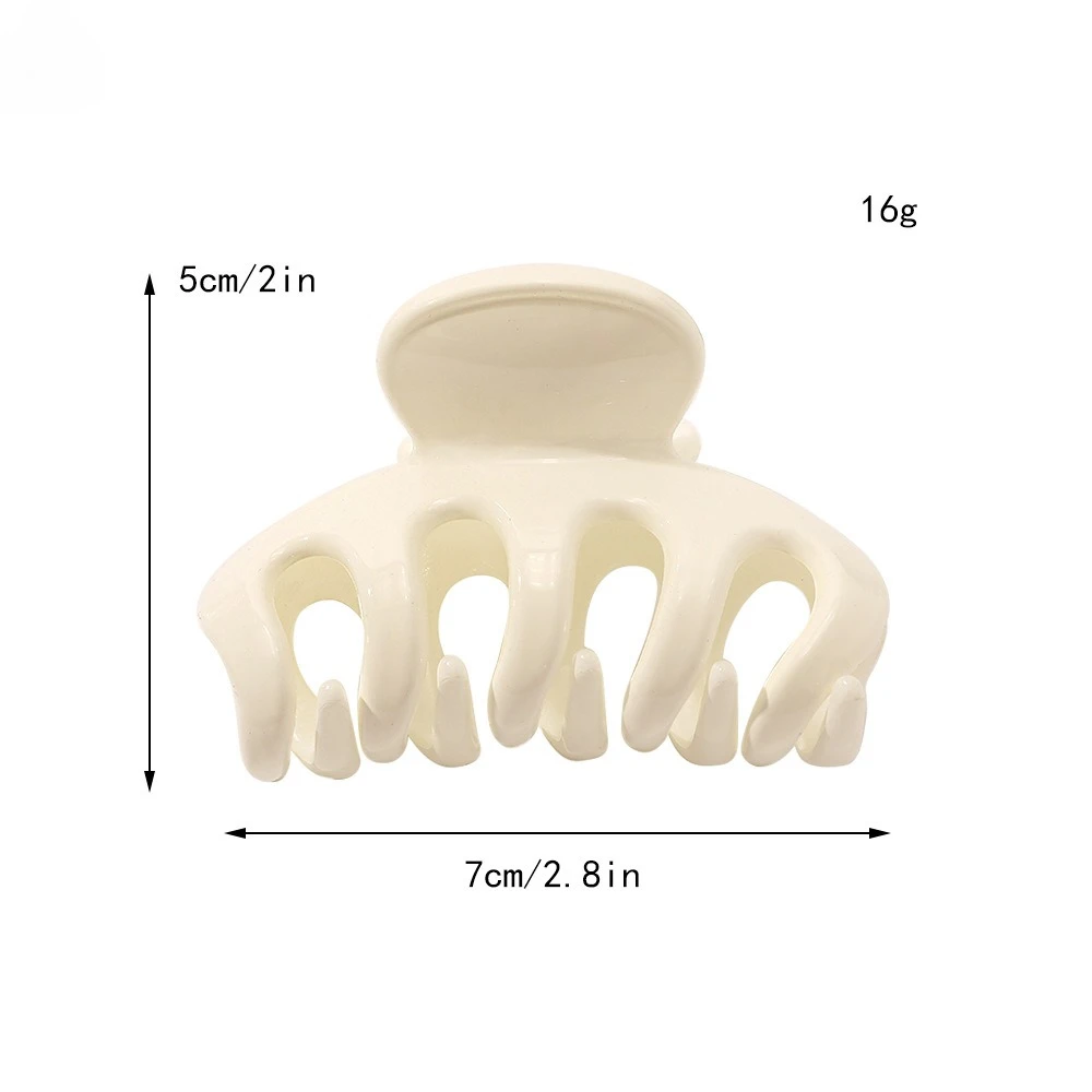 

New Pumpkin Hair Clips for Women Girls Elegant Hair Claw Bathroom Hair Accessories Hairpin Fashionable High Tail Shark Clip