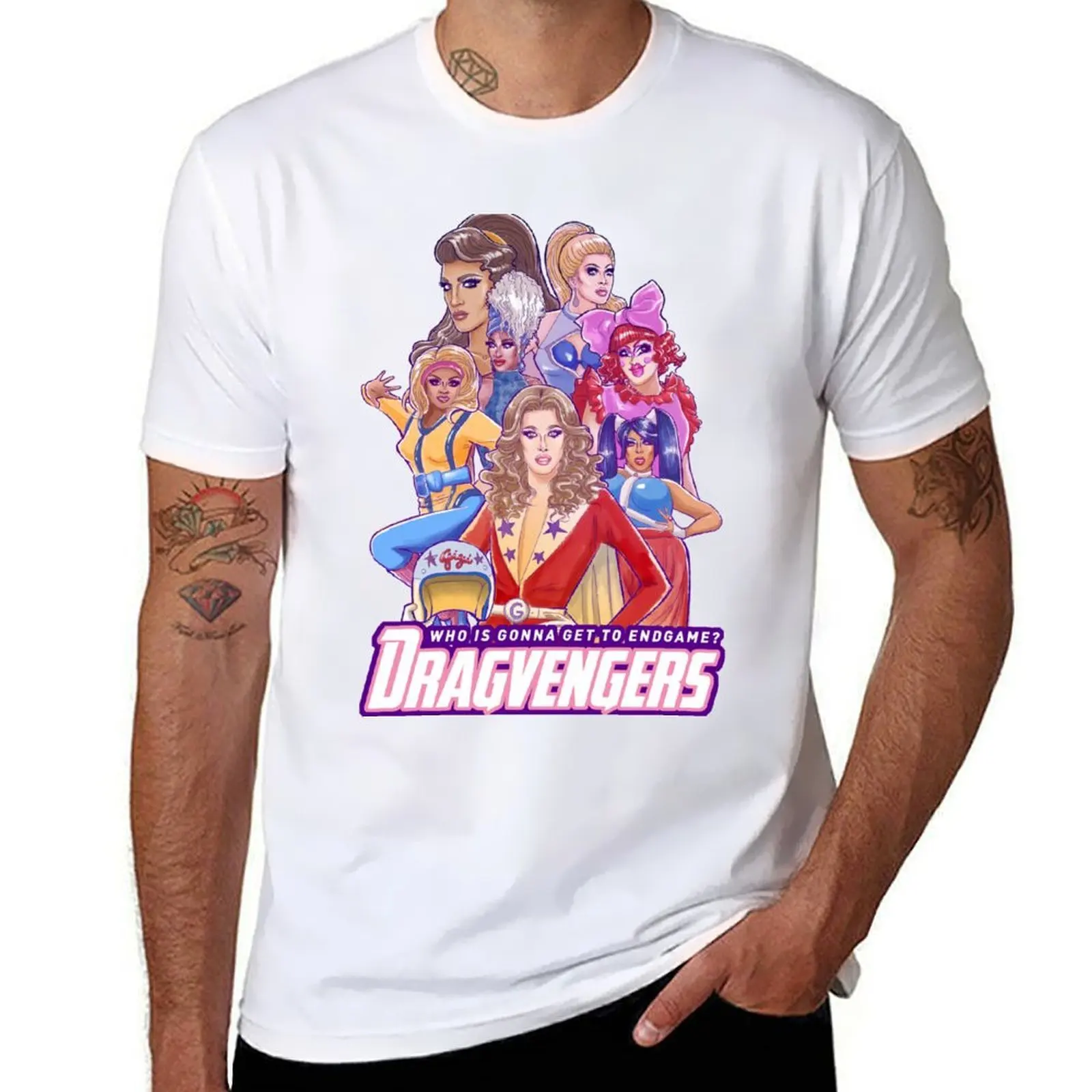 

RuPaul's Dragvengers T-Shirt t shirts cotton 100% funny t shirts cotton T-Shirt
