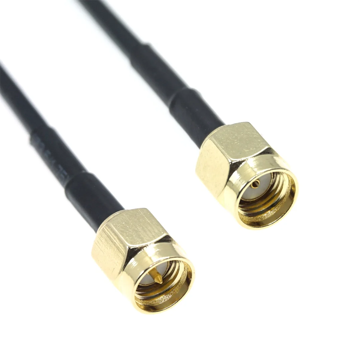 RF RG174 Cable SMA Male To SMA Male RPSMA Female Nut Bulkhead Extension Coax Coaxial Jumper Pigtail 15CM 30CM 50CM 1M 2M 3M