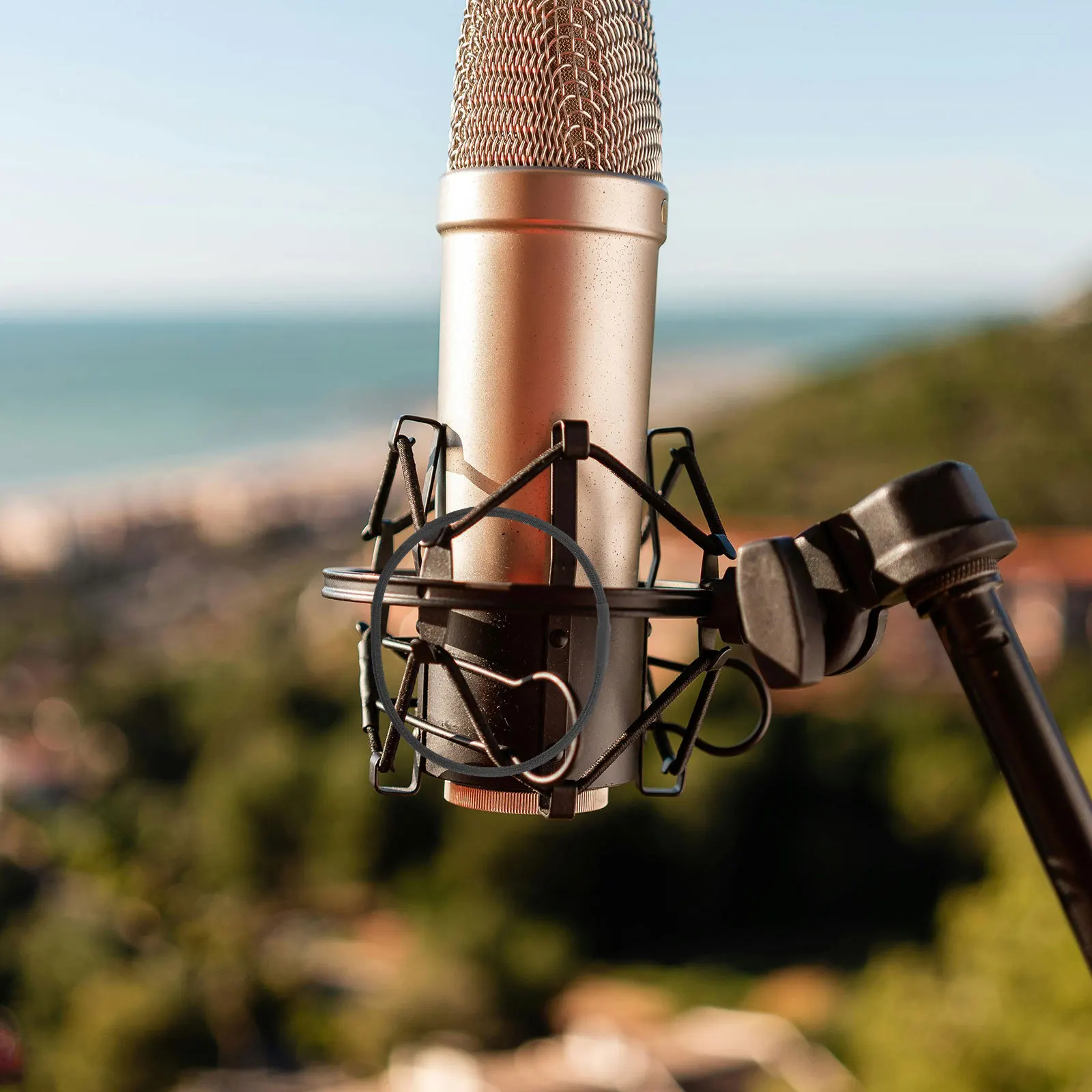 Cadre de Microphone résistant aux chocs, 10 pièces, bandes élastiques universelles de remplacement, support de micro en caoutchouc pour support de micro à condensateur de bureau