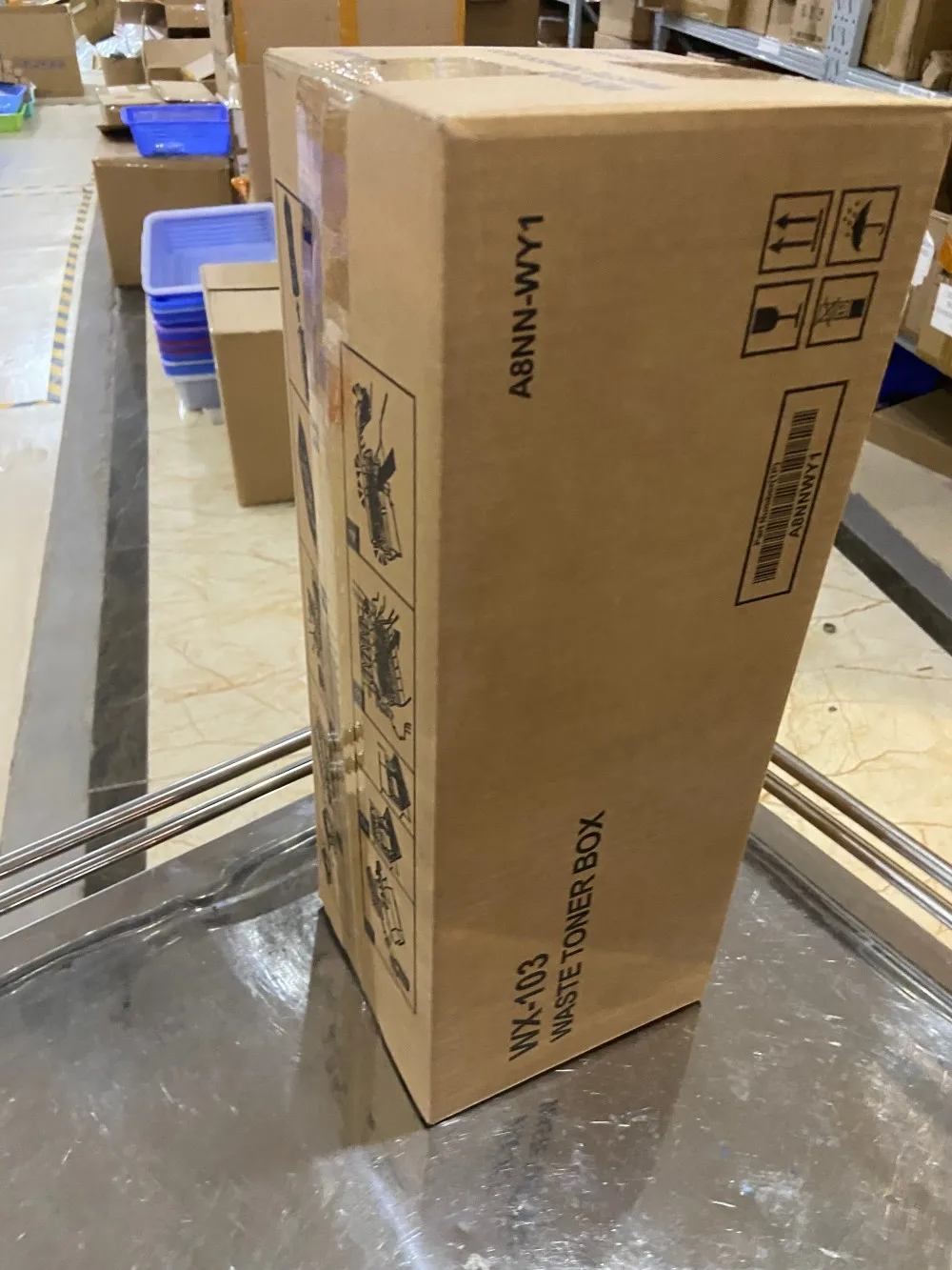 

1pcs WX-103 A4NNWY1 Waste Toner Container for Konica Minolta C224 C284 C364 C368 C454 C554 C458 C558 C658 C220 C221 C258 C280