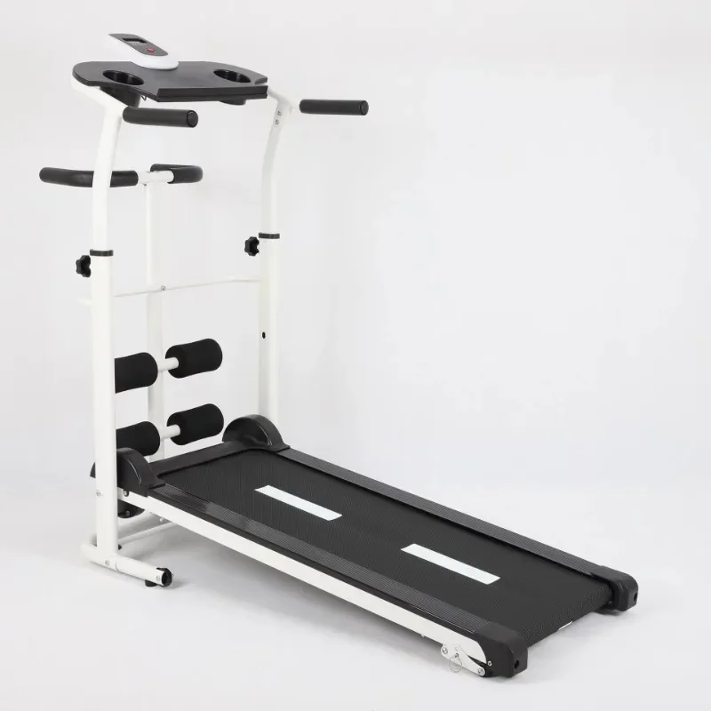 Mini Silent Indoor Gym Fitness Equipment LCD Foldable Manual Folding Treadmill for Home Exercise Walking Running