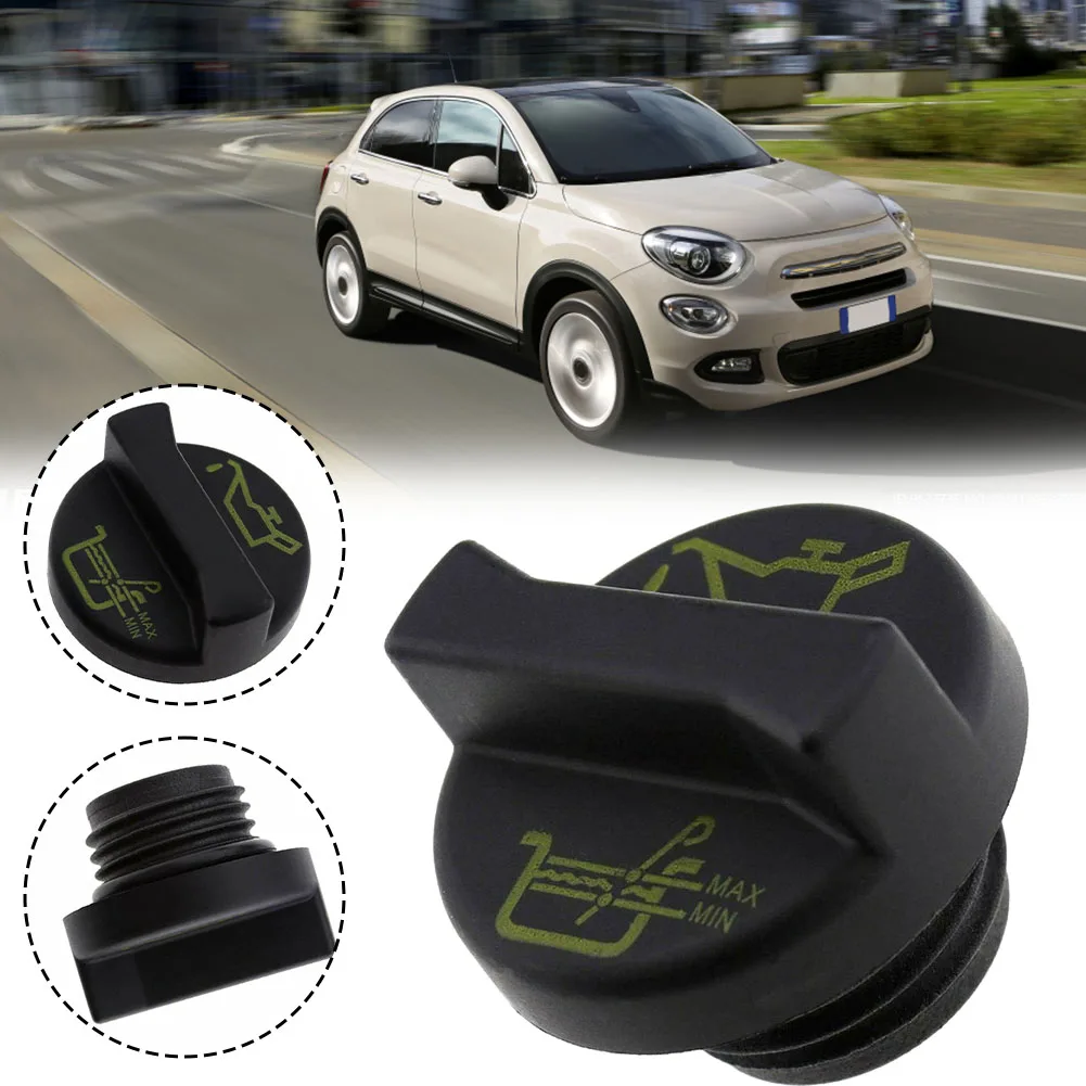 Car Maintenance Engine Repair Oil Filler Cap Black Quick Installation Replacement Wear-resistant Automobile Car