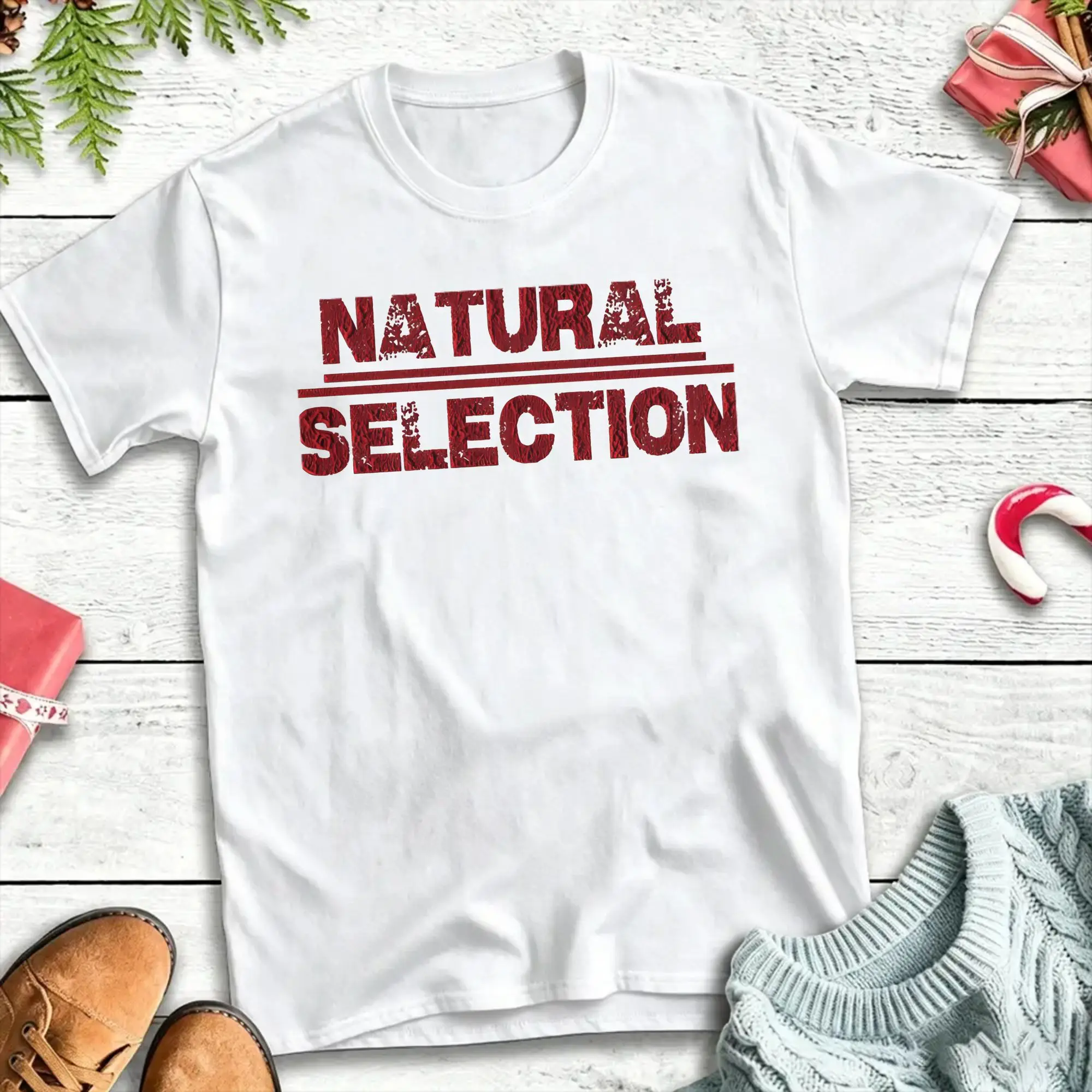 WRATH Natural Selection  T Shirt Beach  Vintage T-Shirts Cotton Hip Hop Tshirt For Man Casual Clothes