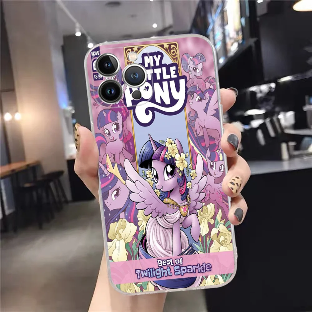 M-My L-Little P-Ponys Phone Case For iPhone 15 14 11 12 13 Mini Pro XS Max Cover 6 7 8 Plus X XR SE 2020 Funda Shell