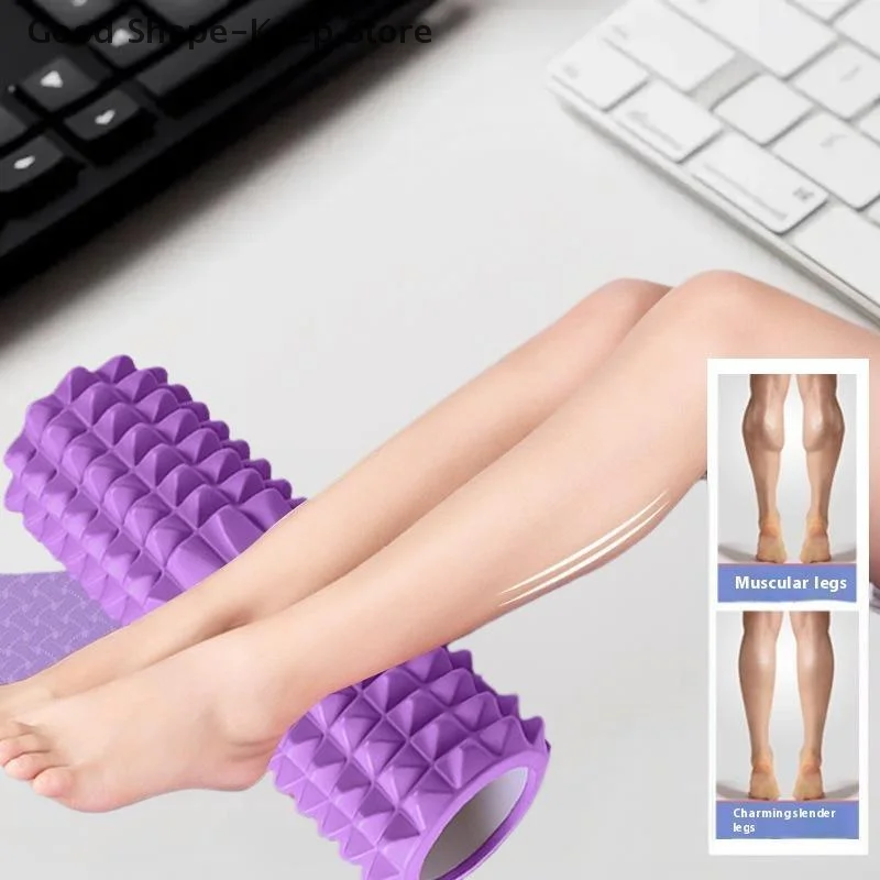 أسطوانة يوجا دائرية ممتازة من إسفنج EVA لتدريب البيلاتيس المنزلي المحسن، تدليك عضلات الصالة الرياضية واللياقة البدنية