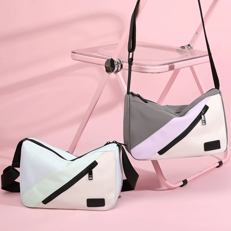 

patchwork Casual Female Top-Handle Bag Vintage Women Shoulder Bag Nylon Ladies Crossbody Bags Commuting Handbags