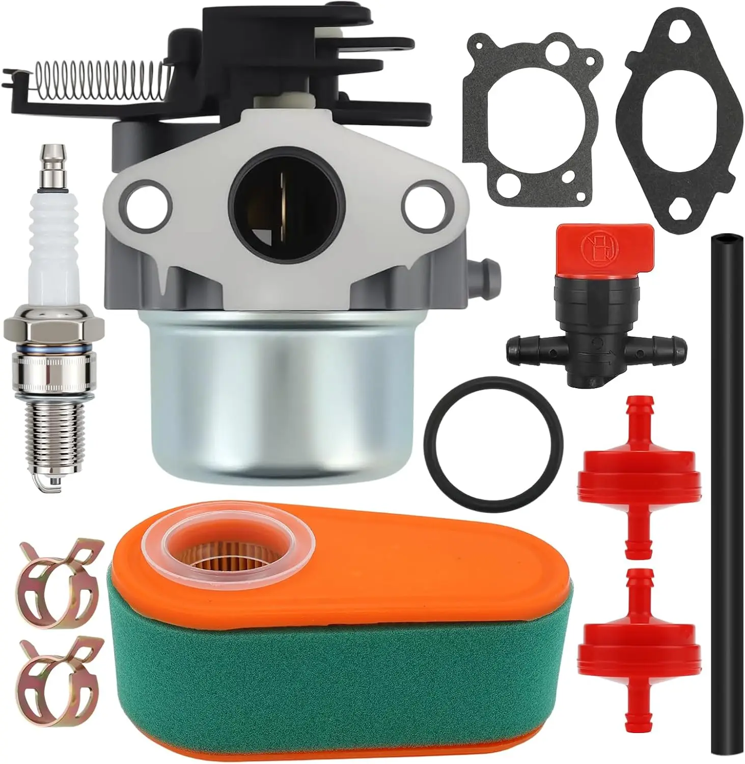Фото Карбюратор 796608 для Briggs and Stratton 591137 595390 799248 594287 121R02 875Exi, для моек высокого давления Craftsman Troy Bilt 190cc