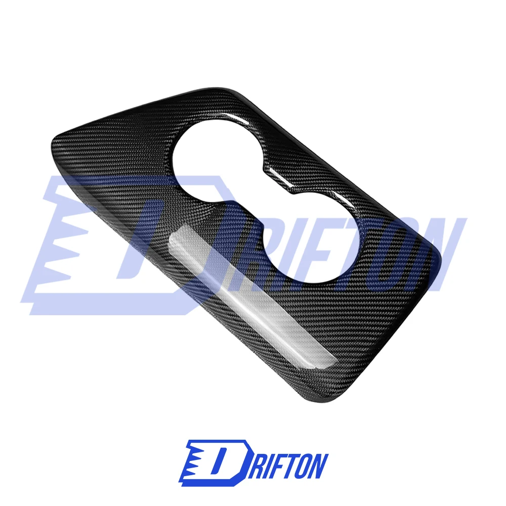 

Dry Carbon Fiber Interiors Armrest Console Cup Holder Cover Kits for Toyota Supra MK5 A90 A91 GR