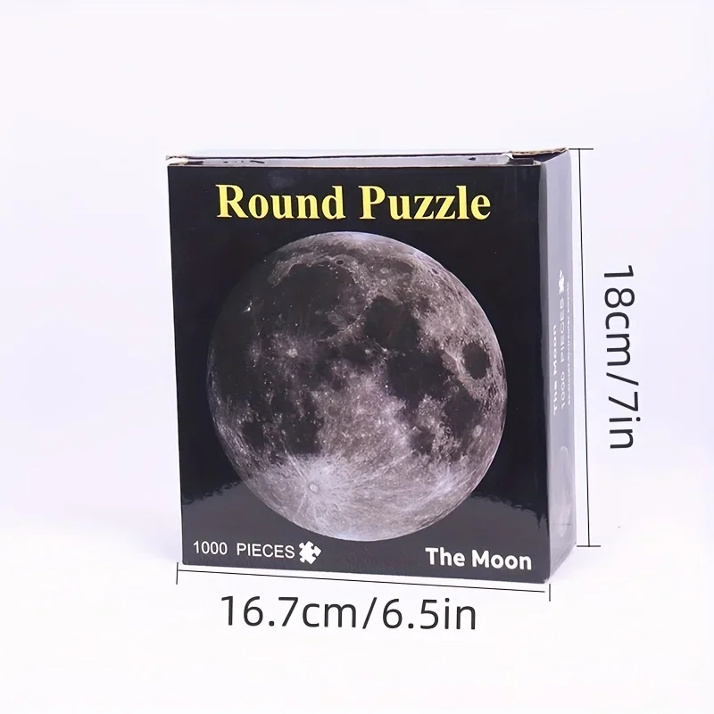 Adult Puzzle Puzzle Game 1000 Planet Moon Earth Puzzle Challenge Game Learning Puzzle Space Plane Puzzle Difficulty Toy