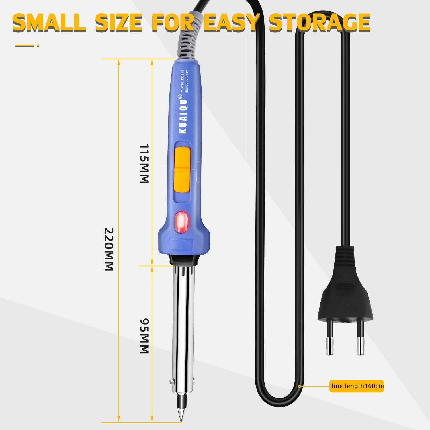 3 Style Adjustable Electronic Welding Soldering Iron Removable Alloy Steel Tip 220V EU Plug Electric Tin Welder Tools for Solder