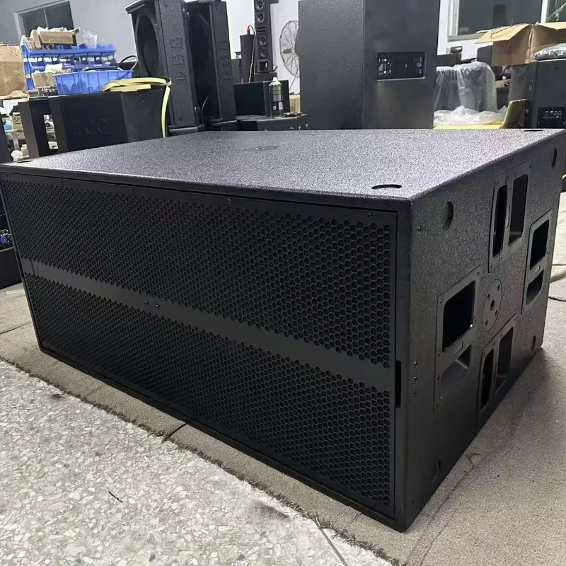 High Power 3200W Dual 18  Inch Active Subwoofer Speaker Sub 9006-AS Outdoor Concert Sound System for Big Stage Performance