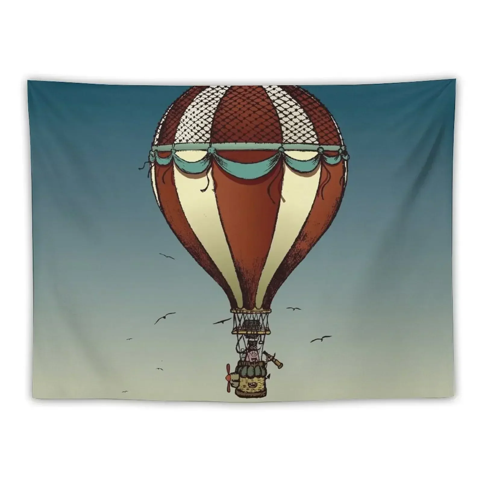 

Fantastic voyage of Mr. Pig Tapestry Things To Decorate The Room Carpet On The Wall Wall Decor Hanging Tapestry