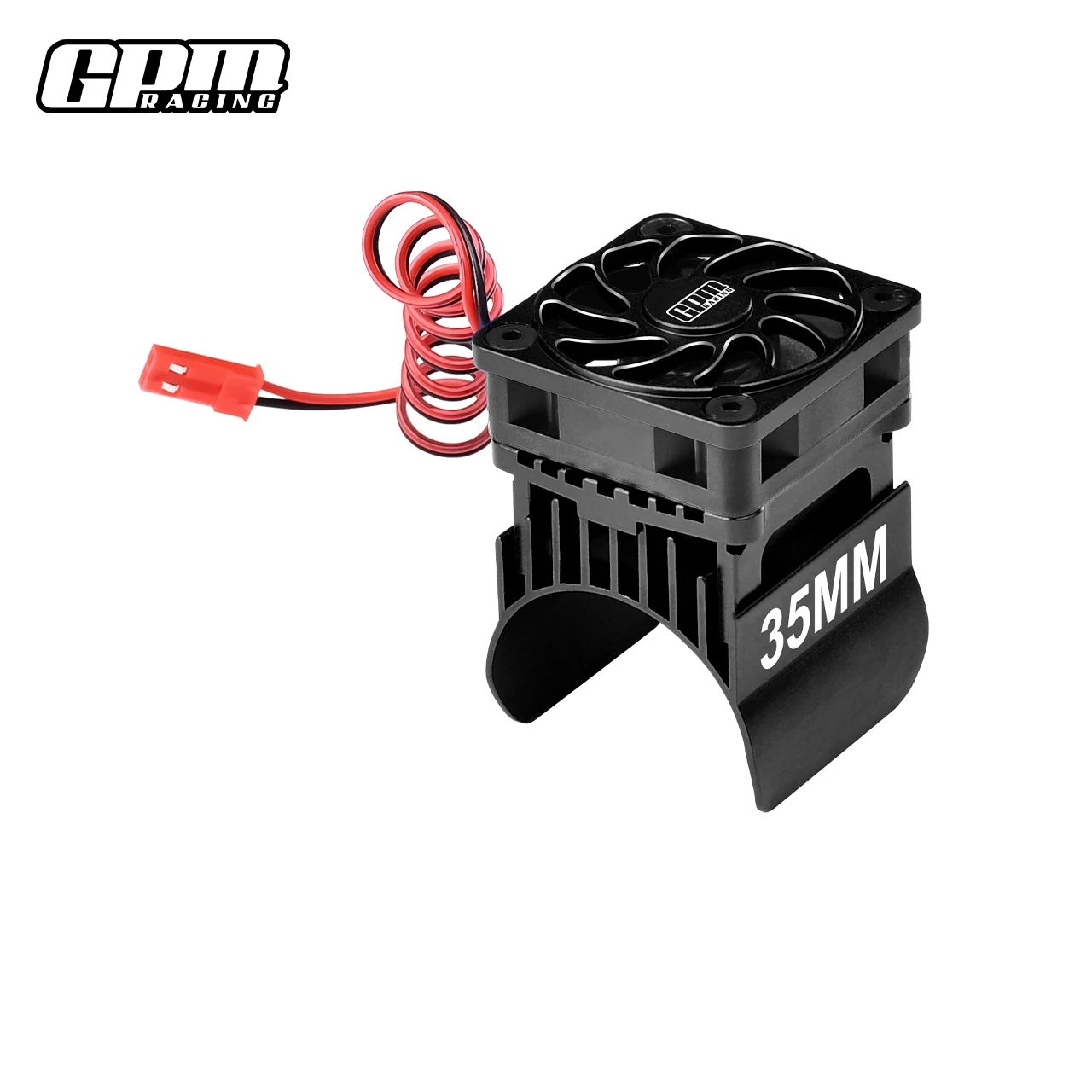 مروحة تبريد من سبيكة GPM ومبرد حرارة محرك 35 مم لـ TRAXXAS Mini Maxx