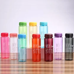 Portable Leakproof Anti-slip Cups Water Bottles Plastic Creative Advertising Cups Milk Tea Juice coffee Drinks Sports Cups