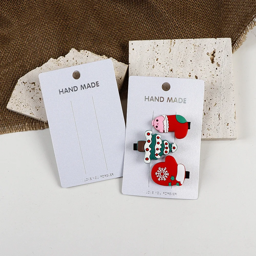 

10 шт. 7x11 см жемчужная бумага LOVE YOU FOREVER блестящая серебряная фольга штамповка подвесной держатель для заколки для волос демонстрационная карточка для ювелирных изделий ручной работы