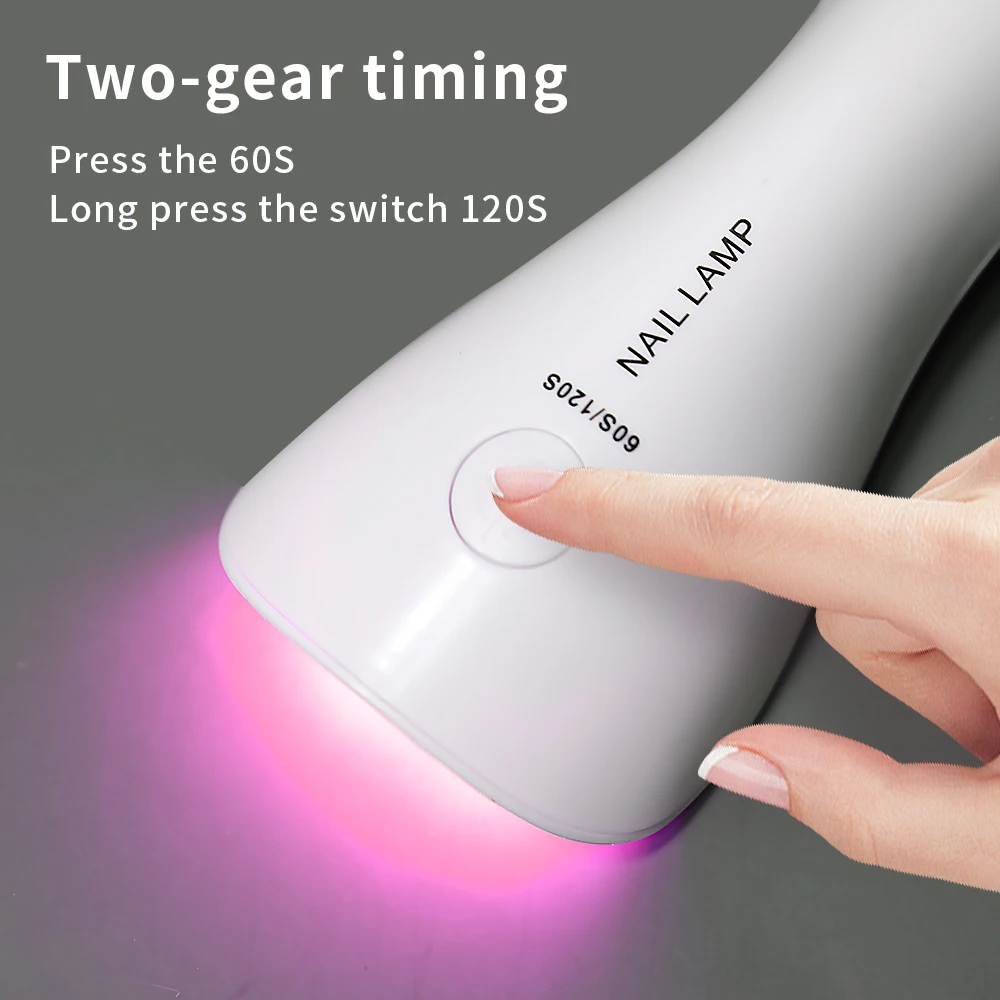 Rechargeable Handheld Uv Led Nail Lamp Gel Polish Drying Lamp For All Gel Nails Drying Lamp Nail Salon Equipment Tools