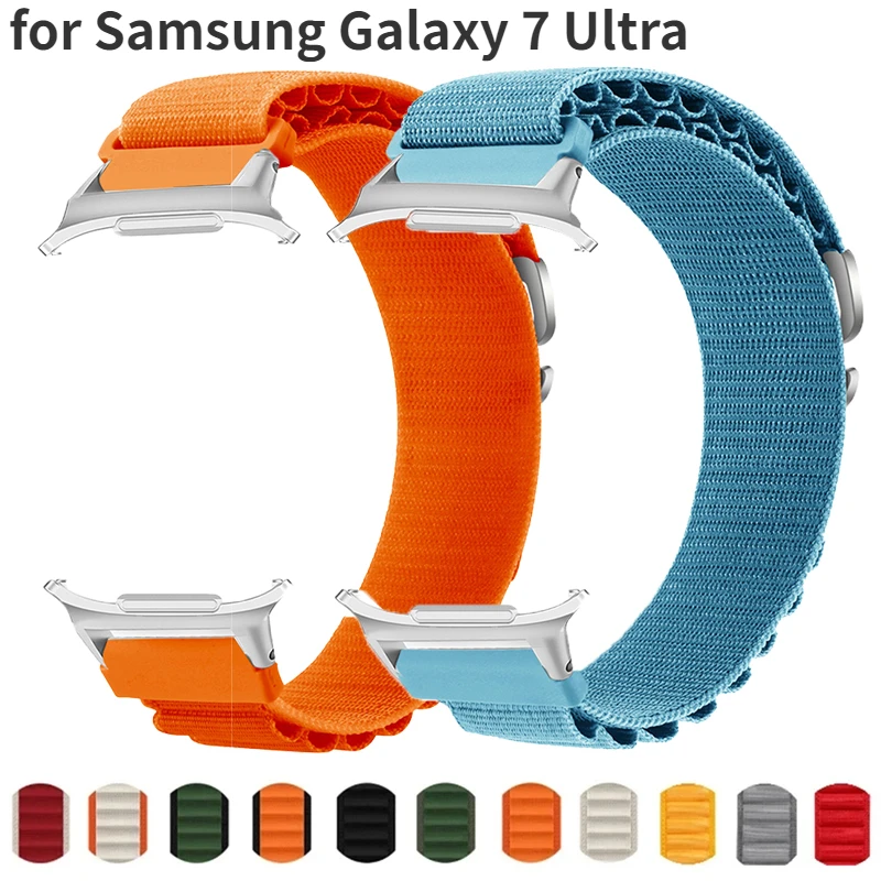 Alpine Loop Strap für Samsung Galaxy Watch 7 Ultra 47 mm Band Sport Armband Nylon Armband für Samsung Galaxy Ultra Zubehör