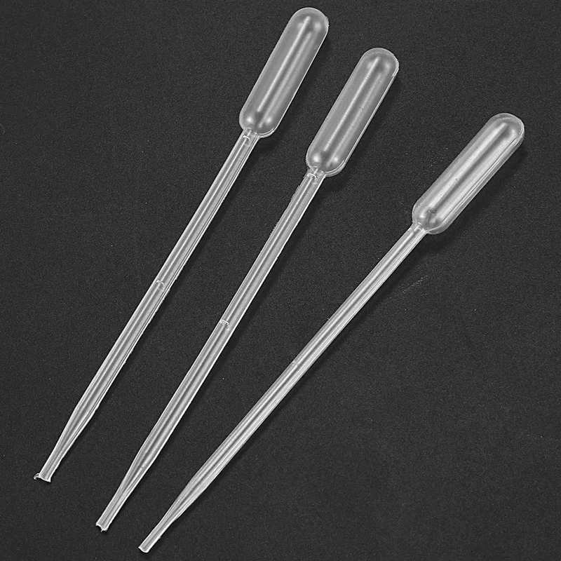 200PCS Graduated Pipettes Dropper Polyethylene (0.5Ml)