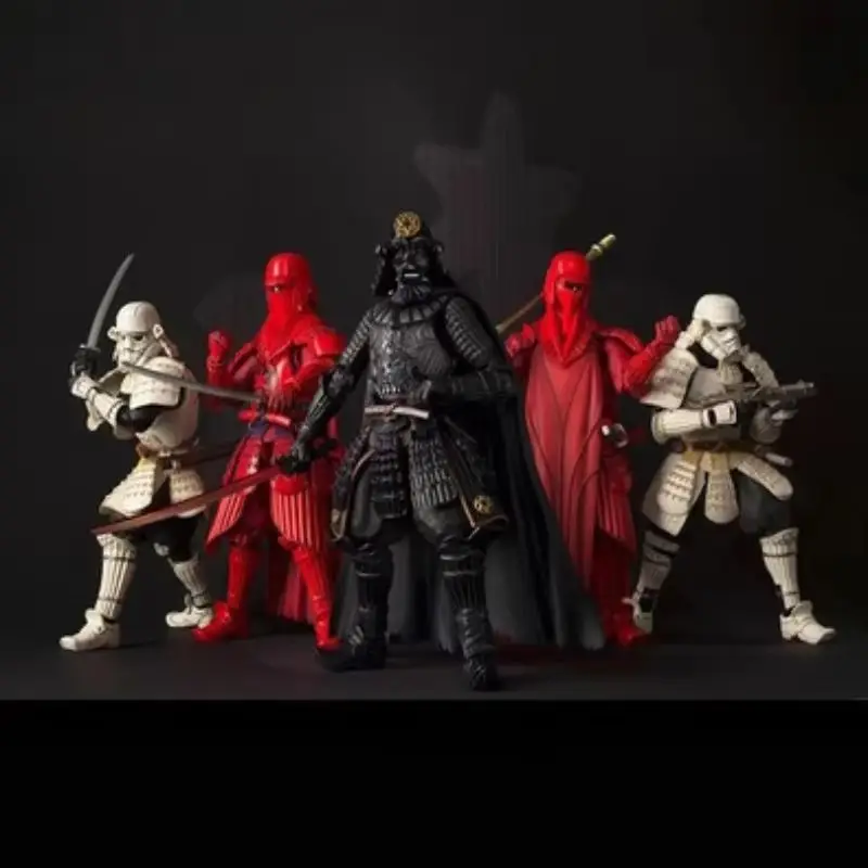 Figura de Anime de 16cm Samurai Taisho armadura de la muerte Darth Vader Maul Boba Fett Akazonae guardia real Taikoyaku Stormtrooper figura de acción