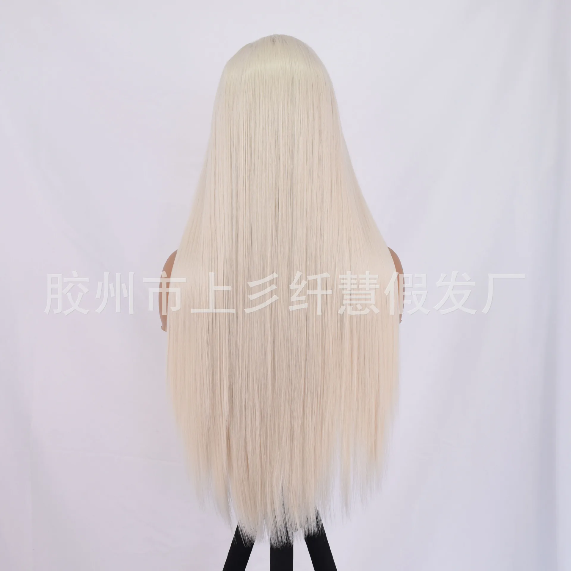 Lace Front Synthetic Wig Long Straight 60# Matte Fiber Wig for Women Heat Resistant Daily Party Cosplay Hair