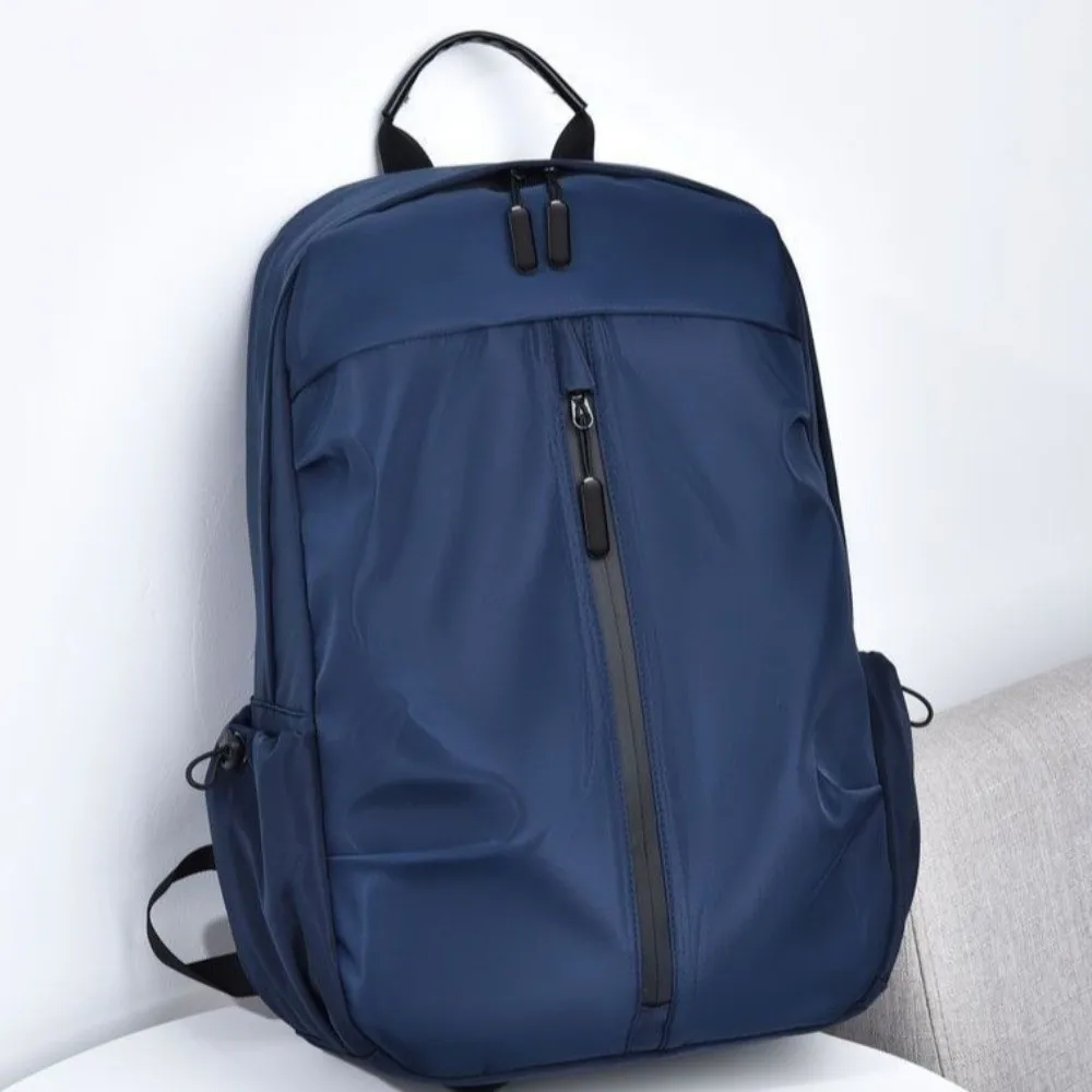 Simple Oxford Cloth Men's Backpack Waterproof Large Capacity Laptop Backpack All-match Multi-pockets Students School Bag Travel
