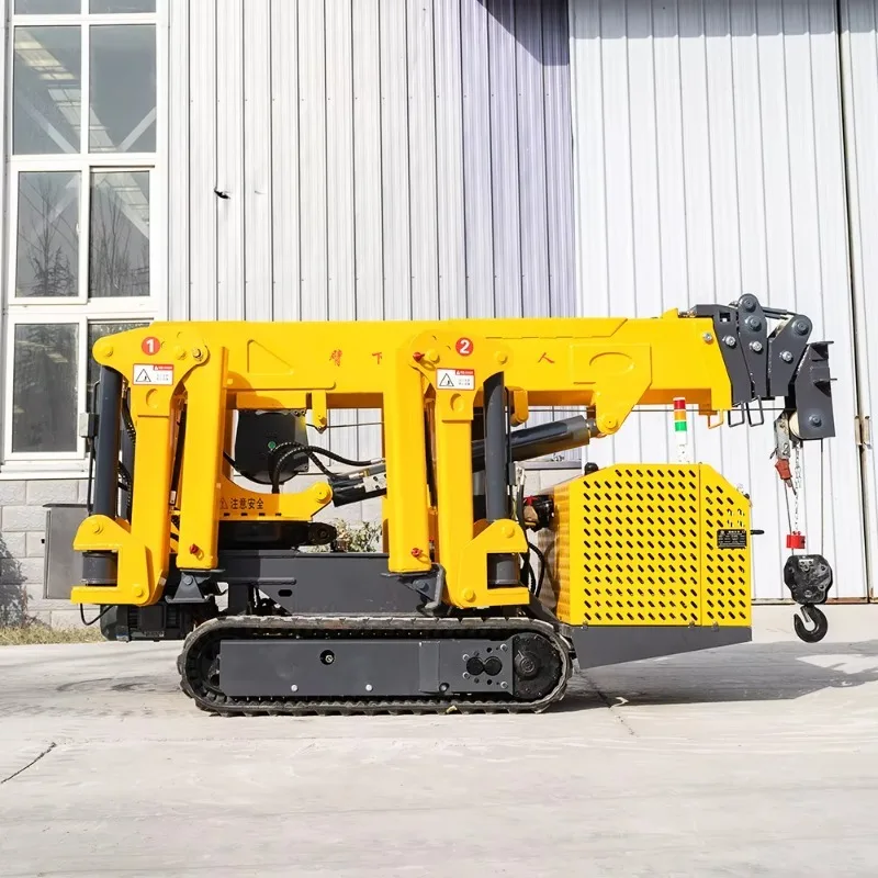 Spider Crane Mini Hydraulic Compact Lifting Equipment Electric Remote Control Construction Machine