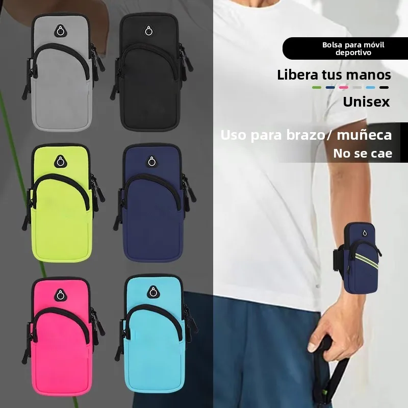 Bolsa ligera para teléfono para correr, equipo deportivo para brazo, bolsa impermeable para almacenamiento de teléfono móvil,...