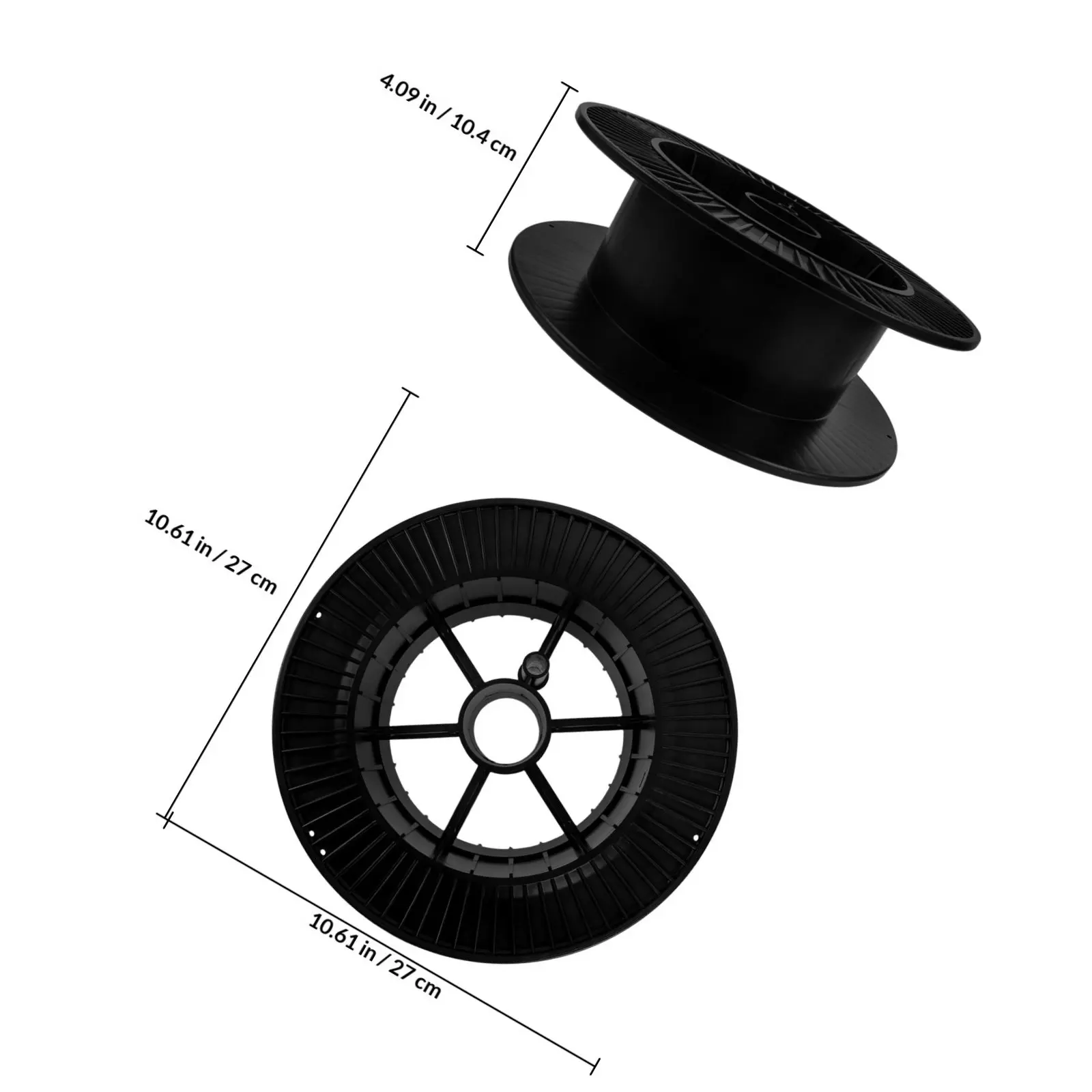 Plastic Empty Wire Spool Welding Spool Holder Design for Gas Welding Machine Wire Dispenser Cord Storage Reel Packaging