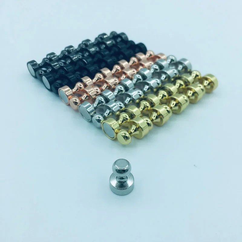 5/12 PCS Super Strong Magnetic Pushpins Sucker Thumbtack Durable Steel Magnet for Refrigerator Whiteboard Push Pin Magnets