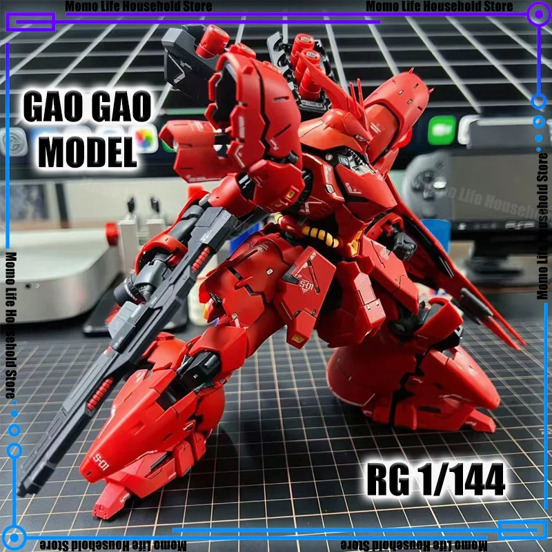 

В наличии Модель GAOGAO RG 1/144 MSN-04 Sazabi Наборы моделей в сборе Пластиковый скелет Аниме Фигурка Робот Пластиковая модель Игрушки