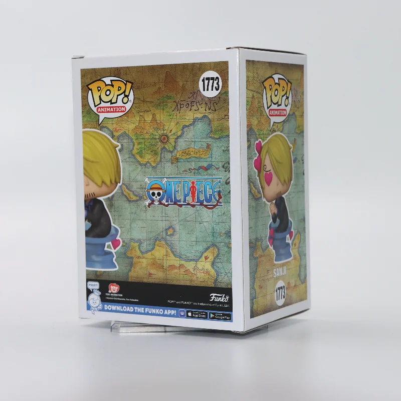 Original Funko Pop One Piece Sanji Action Anime Figur Vinyl Figur Figur Modell Spielzeug Geschenk für Kinder Sammeln Schreibtisch Dekor