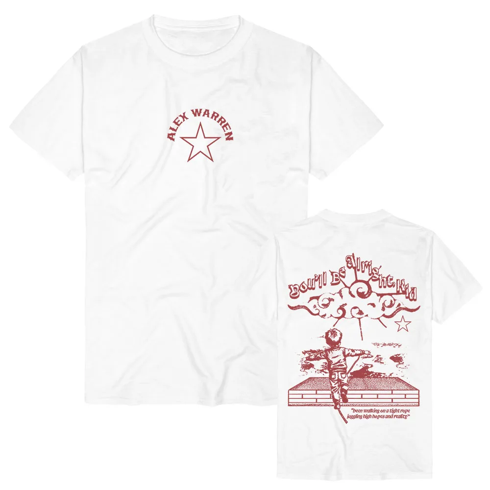 You'll Be Alright, Kid Tee Alex Warren Fashion Design T-shirt Short Sleeve Cotton O-neck Female T-shirt Streetwear Unisex Shirts