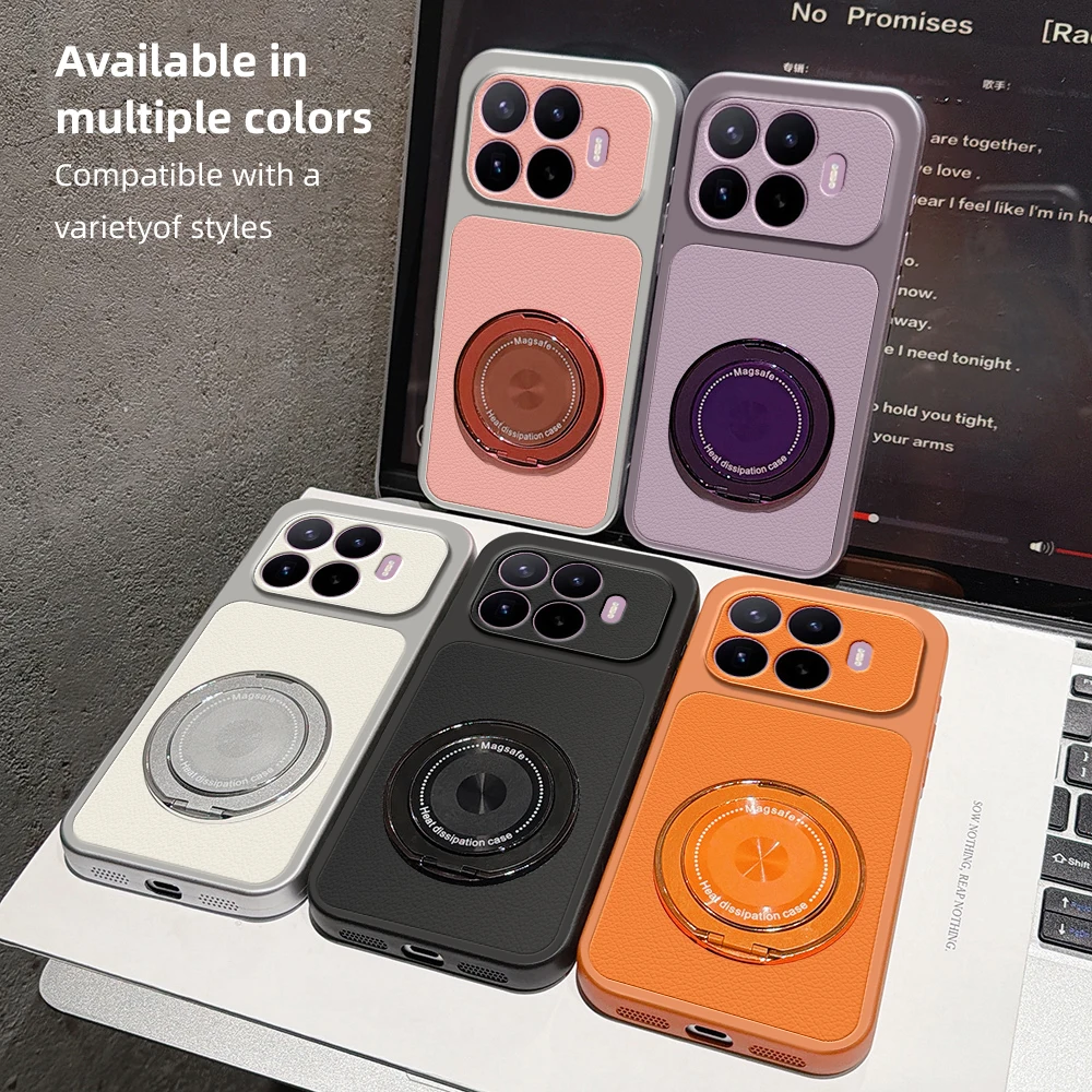 Чехол для Xiaomi 17T Pro, роскошный кожаный матовый чехол-подставка с магнитом для Xiaomi 17T Pro