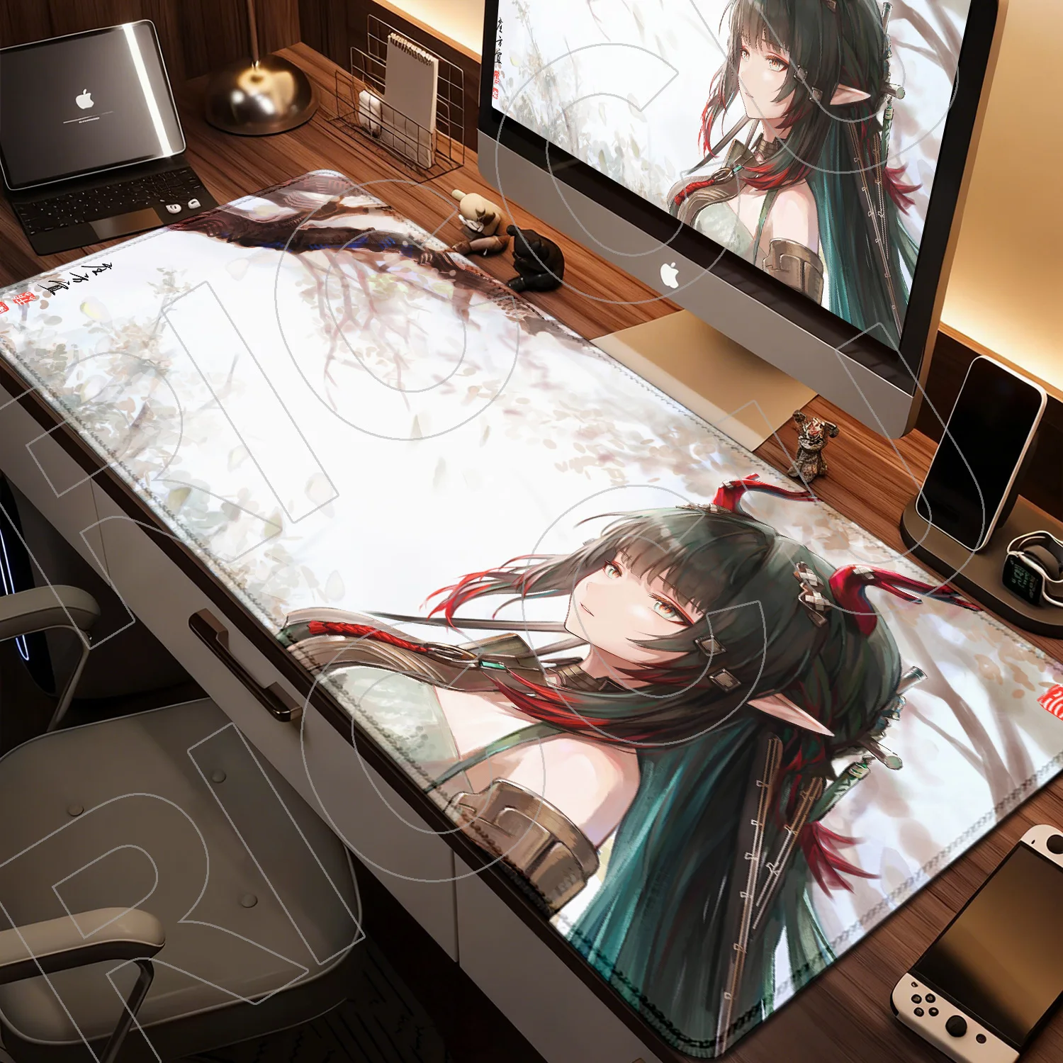 XXL HD print Anime girl Zhuang Fangyi Arknights Endfield Mouse Pad esports Rug Game Rubber Gaming Large PC accessories Desk Mat