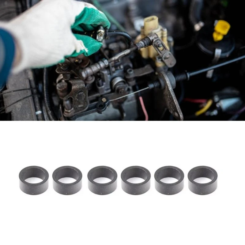 0xxd 6pcs motorbrandstofinjector o ringen lekbestendig brandstofinjector ringen set automotive vervangingen deel voor e70 e71