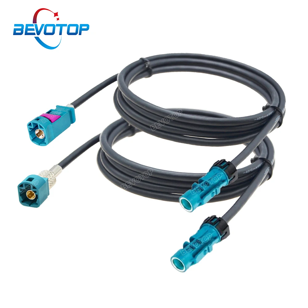 

BEVOTOP 4Pin Waterproof HSD Z Female to Non-Waterproof HSD Z Male Plug 4 Core LVDS Cable High Speed 4 Core 535 Line Wire Harness