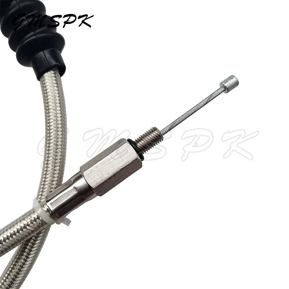 Cable de Control de embrague para motocicleta, accesorio compatible con Harley XL883 XL1200N Sportster Iron 140 180, 883-1200 cm de longitud