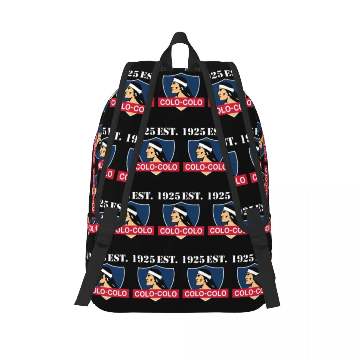 Social Y Deportivo Colo Colo Chile Student Backpack School Bag Hiking Travel Daypack Boys Girls Fashion Bookbag Shoulder Bags