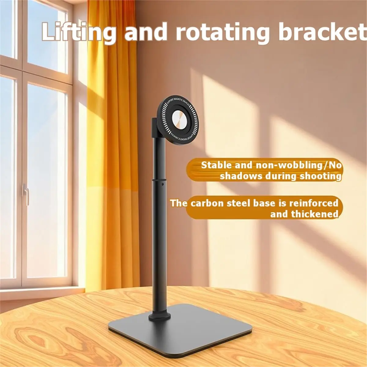 RECOMMENDATION  360 Rotating Adjustable Phone Stand for Desk - Perfect for Live Streaming and Video Calls