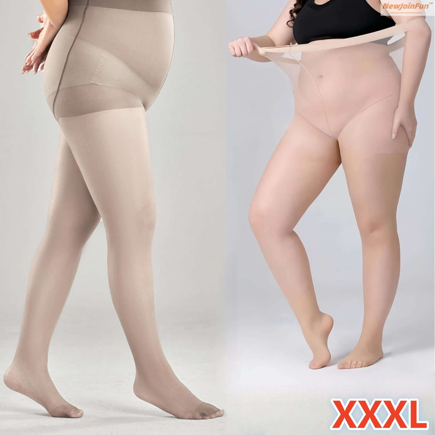 

Fashion Sexy Thin body Shaping black 15D Pantyhose High Waist Stretchy Tights Girls Stockings for Curvy Women Plus Big Size XXXL