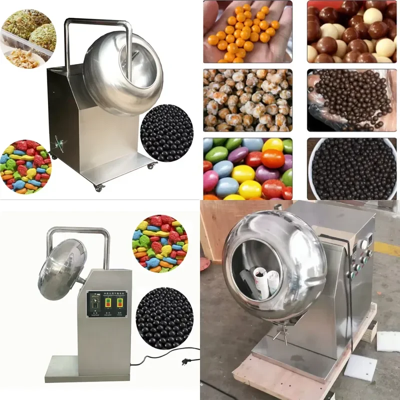 for Multifunctional Chocolate Almond Nut Coating Machine Peanut Candy Coating Equipment