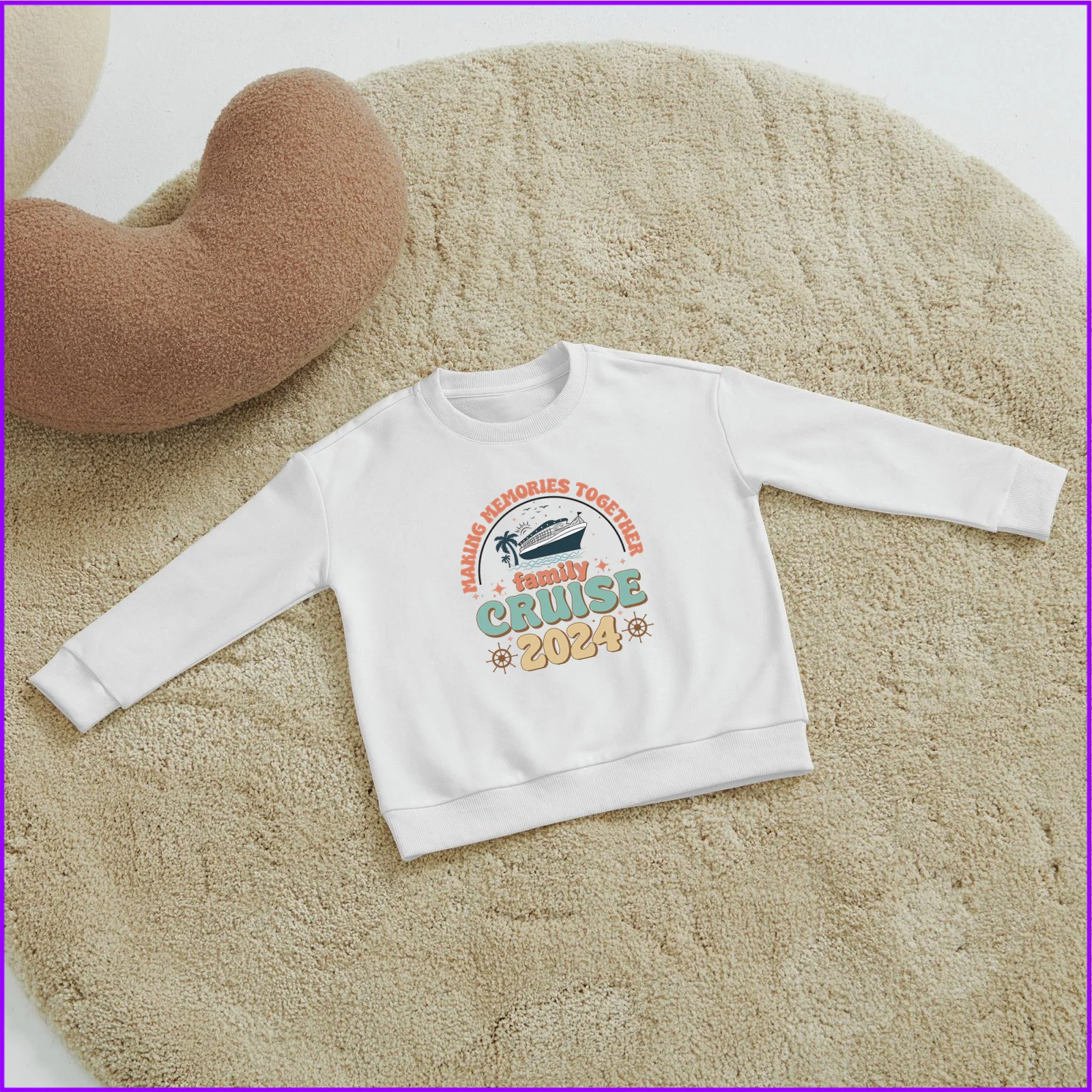 Making Memories Together Family Cruise 2024 Sja676 Kids Boys Girls Hoodies Sweatshirts Sweatshirts Tops Teen Clothes Rainbow Fri